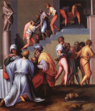 Castigo Arte - El castigo del panadero retratista manierista florentino Jacopo da Pontormo